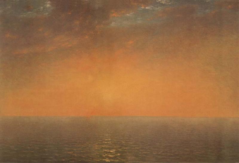 John Frederick Kensett Sonnenuntergang am Meer oil painting picture